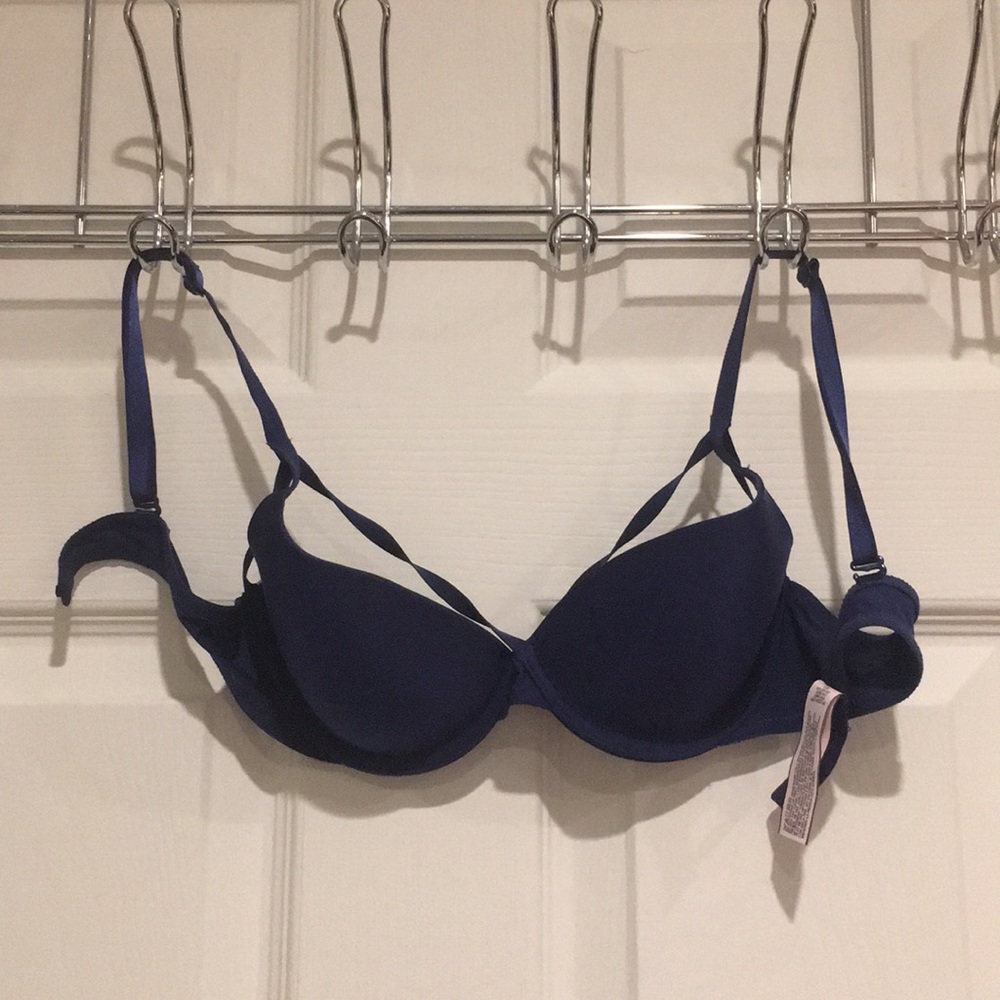 dark blue Victoria’s Secret Bra